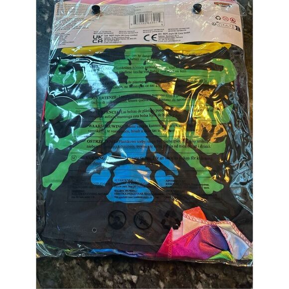 Halloween Kids Skeleton Costume XL Funky Punky Bone Skeleton Deluxe Costume, Hal - Picture 9 of 10